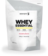Body & Fit Essential Whey - Shake Protéiné - Whey Protein - Saveur: Fraise - 40 shakes (1000 grammes)