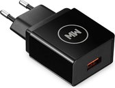 MW® Adapter Universeel - USB Snellader - Oplader voor iPhone, Samsung - 18W 9V/2A -  QuickCharge