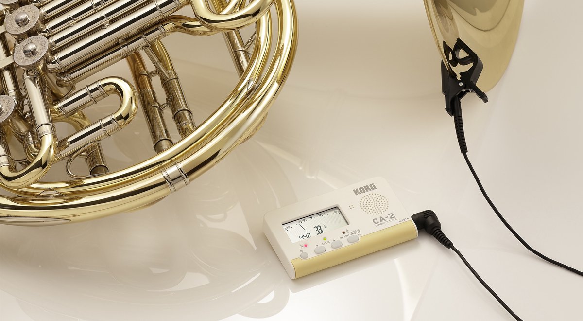 Korg Ca2 Gitaar Stemapparaat Wit