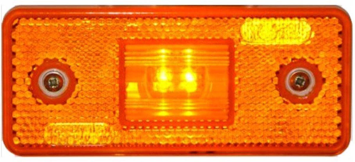 Tip-it - Led zijmarkering oranje - Contourverlichting - Markeringslamp - Waterdicht - 12/24v