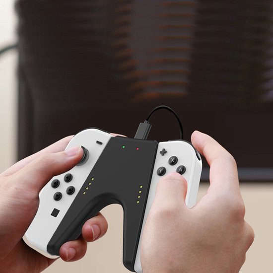 Charging Handle Grip geschikt voor Nintendo Switch/Oled JoyCon