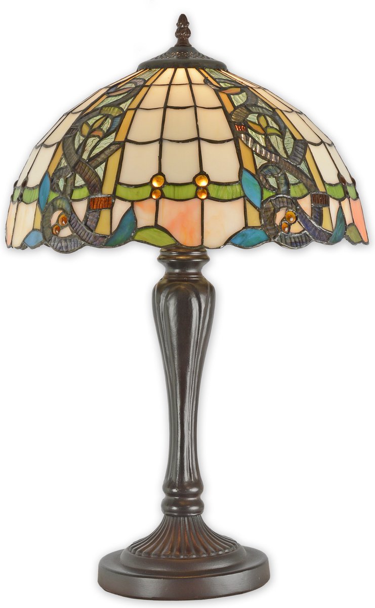 Tiffany stijl tafellamp 57 cm hoog
