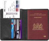 Goodline® - Paspoort Hoesje / Paspoorthouder - V1 - Zwart (Duo-Pack)