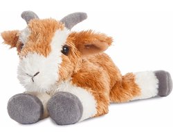 Aurora Pluche geit - knuffel geit - 20 cm - boerderij knuffel geit