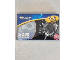 Memorex Audio Chrome SHQ 90 - cassettebandje - Vintage - 1998