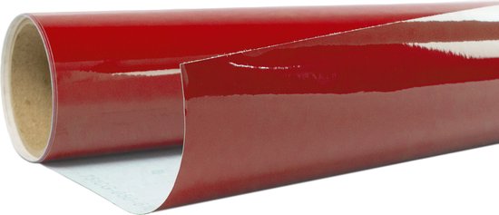 Plakfolie - Oracal - Rood – Glanzend – 117 cm x 10 m - RAL 3000 - Meubelfolie - Interieurfolie - Zelfklevend