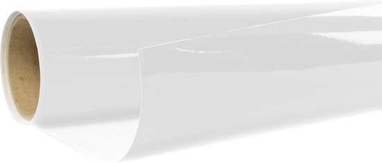 Plakfolie - Oracal - Wit – Glanzend – 117 cm x 5 m - RAL 9003 - Meubelfolie - Interieurfolie - Zelfklevend