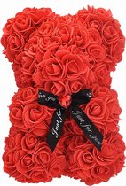 Rouge - Oursons Roses - Ourson - Amour - Cadeaux Saint Valentin - Fête des Mères - Forfait Romantique - 25 cm