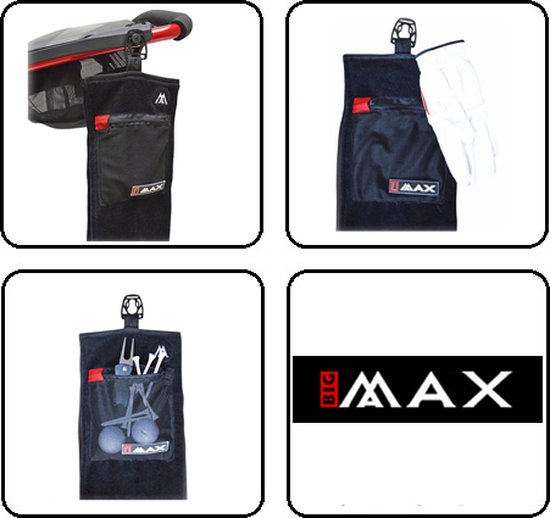 Mizuno Golfhandoek met opbergvak - Trolleyaccessoire van Mizuno — afbeelding 3