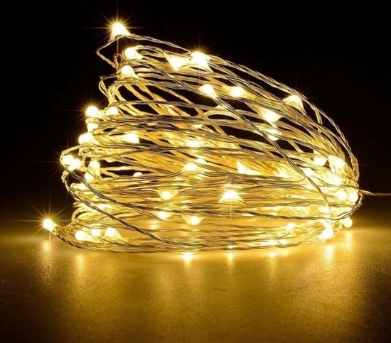10 meter - warm wit - LED verlichting - 12 volt - ultra dun | bol.com