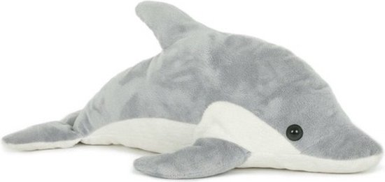 Pluche dolfijn knuffel 51 cm speelgoed - Zeedieren dolfijnen knuffeldier - Dierenknuffels