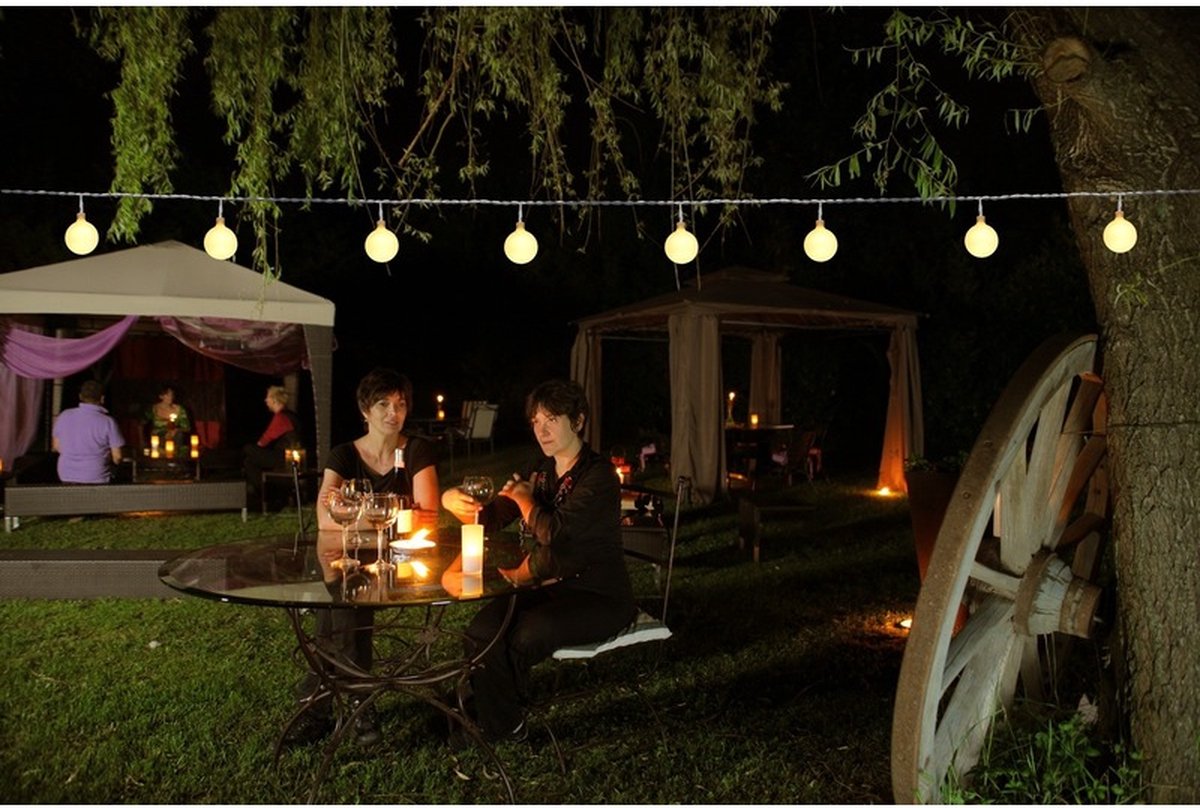 Bol.com CBD Partyverlichting - 50 LED - ø2.5 cm - Mat Wit - 10m aanbieding