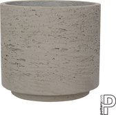 Pottery Pots Cache-pot Beige- Grijs D 18 cm H 15,5 cm