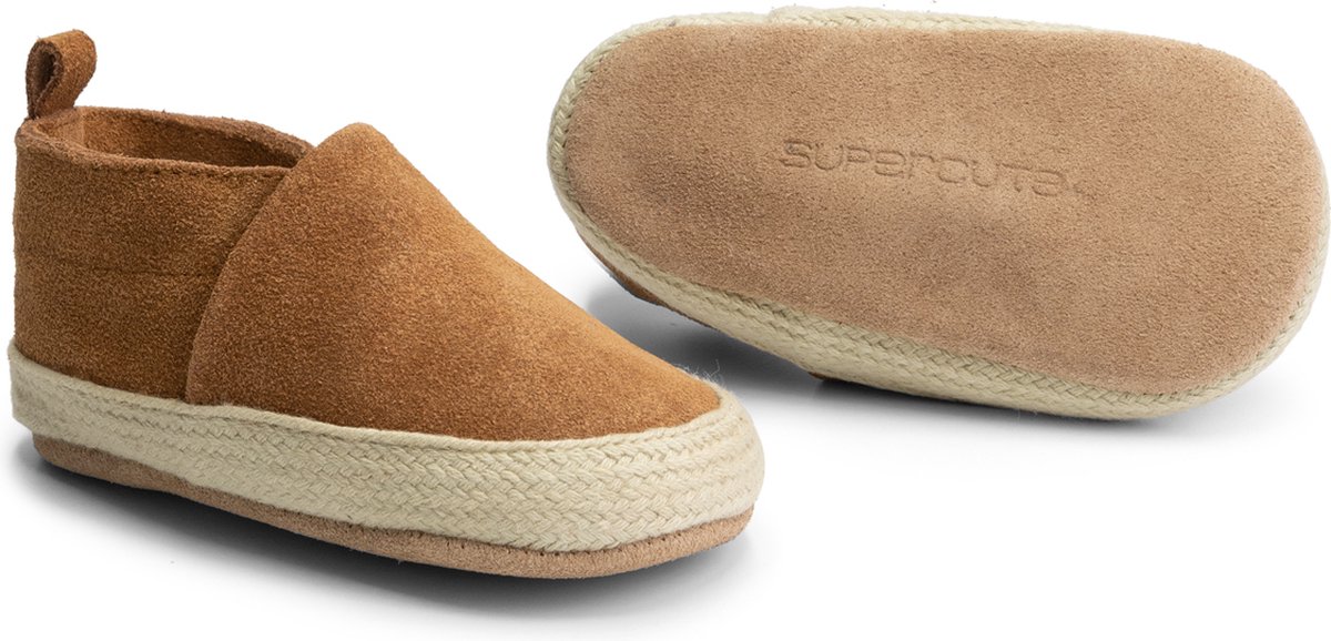 Supercute Espadrilles suède grijs 18- 24 maanden maat 23
