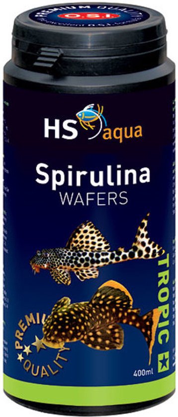 HS Aqua Spirulina Wafers - 400ML - Algentabletten - Aquariumvoer