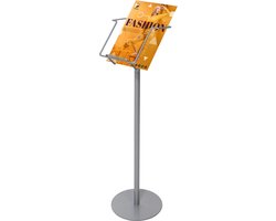 Folderhouder | folderrek | brochurehouder | folderdisplay | folderbak | transparant op stabiele voet A4 formaat