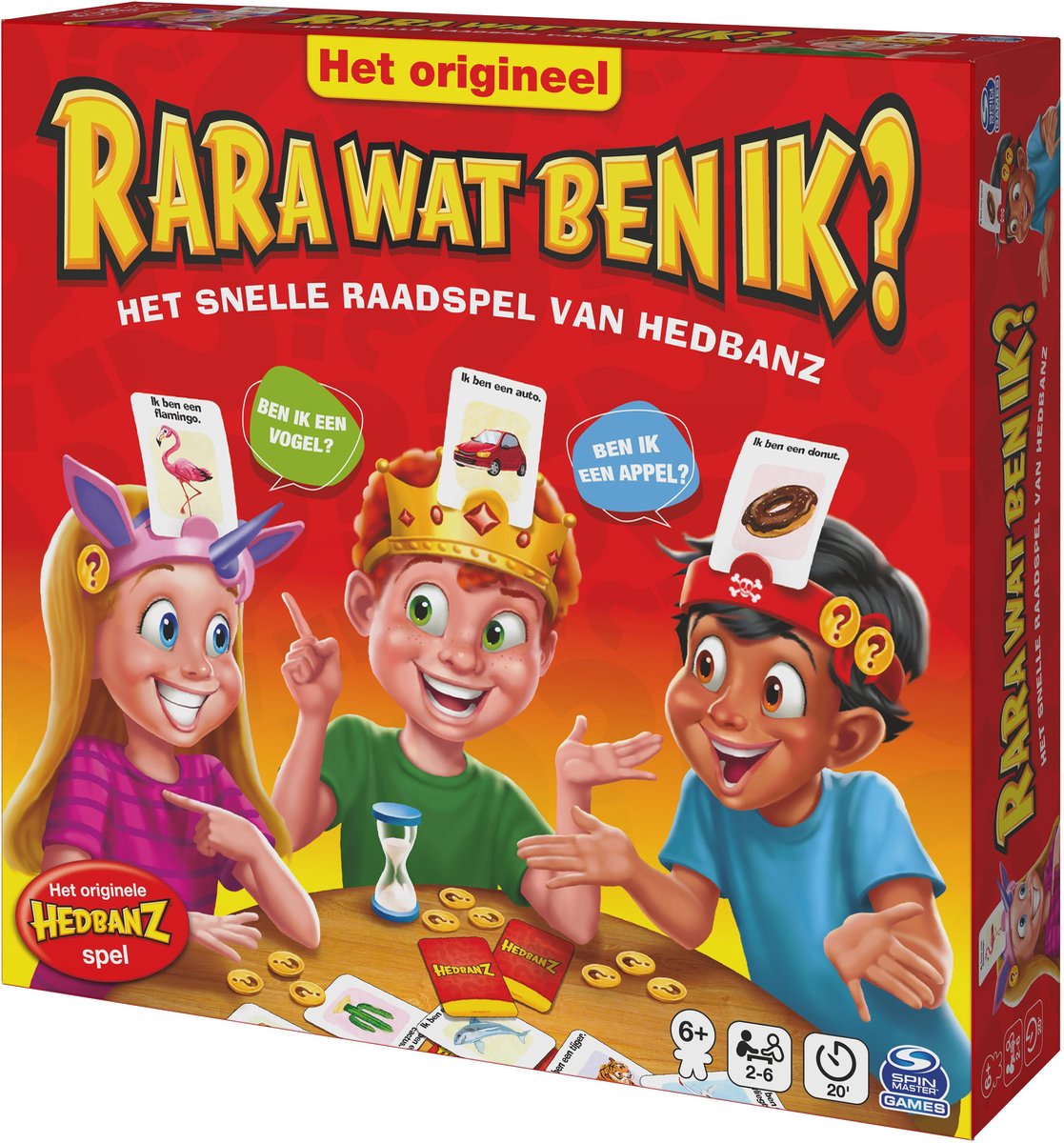 zitten Ik zie je morgen Doe mee RARA Wat ben ik? – Bordspel - Nieuwe standaard editie met hoofdbanden |  Games | bol.com