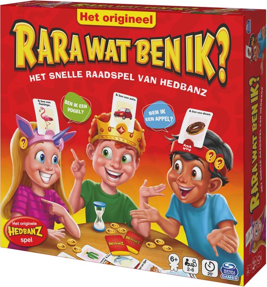 Thumbnail van een extra afbeelding van het spel Rara Wat Ben ik? Het snelle raadspel van Hedbanz