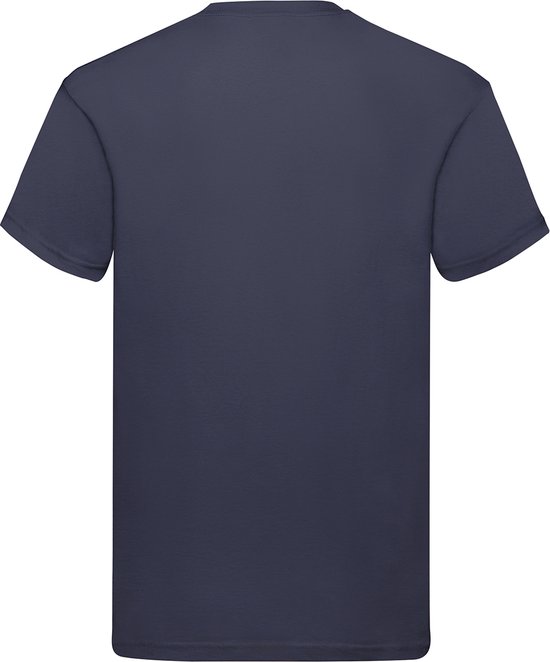 T-shirt Blauw foncé Fruit of the Loom Original taille L