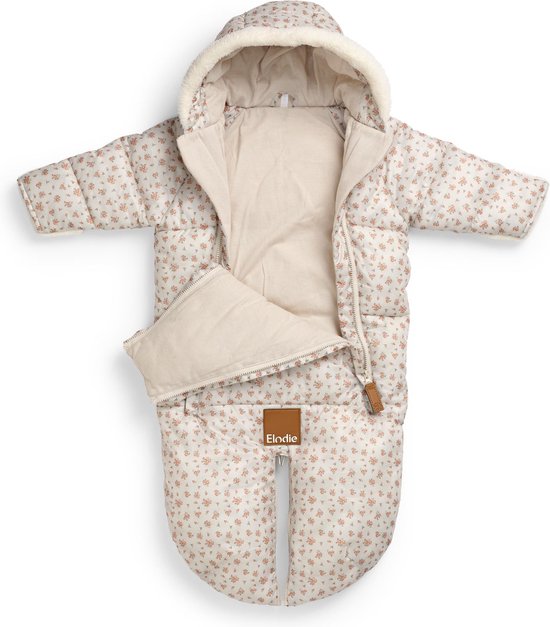 Elodie Baby Overall - Skipak Baby - Baby Voetenzak - Voetenzak autostoel -Autumn Rose - 0/6 maand — afbeelding 3