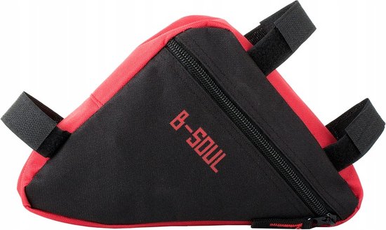 Waterdichte Fietstas Rood - Fiets Triangle - Fietsframe Tas - Fietsframetas Universele Smartphone Fietshouder Fietstas - Tas Houder Frame Tasje - Opbergruimte