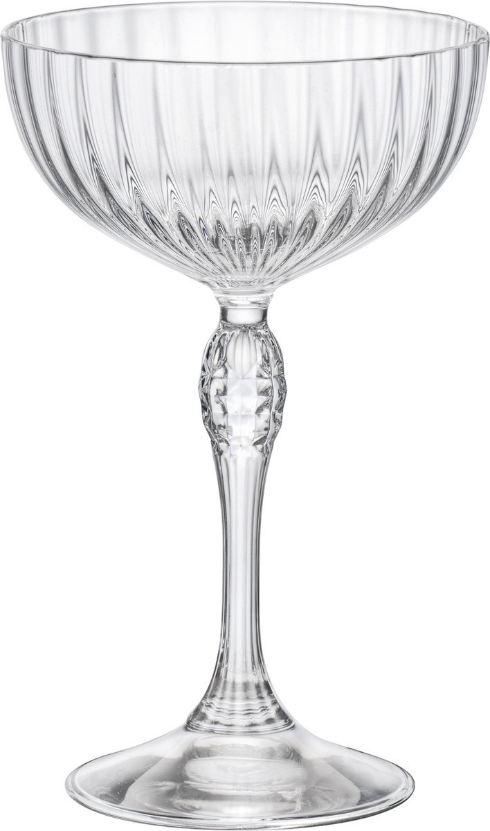 Cocora Coupe glazen - 6 stuks - 22 cl - Martini glazen - Champagneglazen - Kristalglas - Vaatwasserbestendig