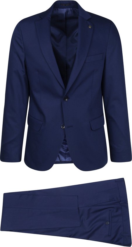 Suitable - Kostuum Royal Blauw - Maat 54 - Modern-fit | bol.com