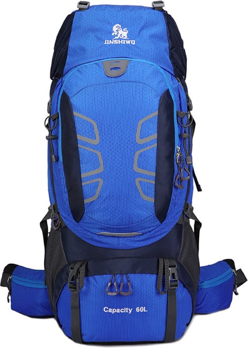 Rugzak/Backpack 60L.met 15.6inch laptopvak, met 9 maal vak verdeling