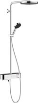 Bol.com hansgrohe Pulsify S Showerpipe 260 1jet met badthermostaat ShowerTablet Select 400 chroom aanbieding