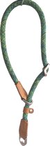 Leashr Hondenhalsband - Halsband met Dubbele Stop - Half Slip - Groen - L - 1 CM x 55 CM
