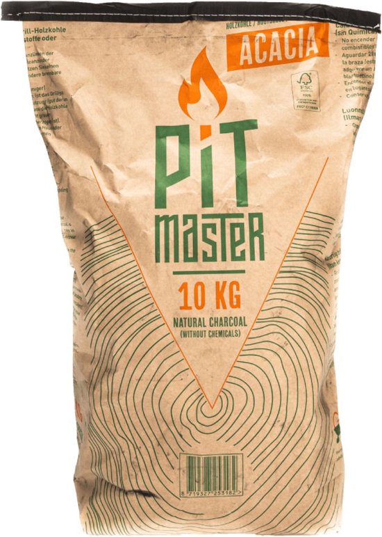 Pitmaster Acacia - Houtskool 10kg