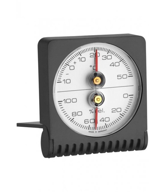 Foto: Tfa dostmann 7601 thermo en hygrometer zwart