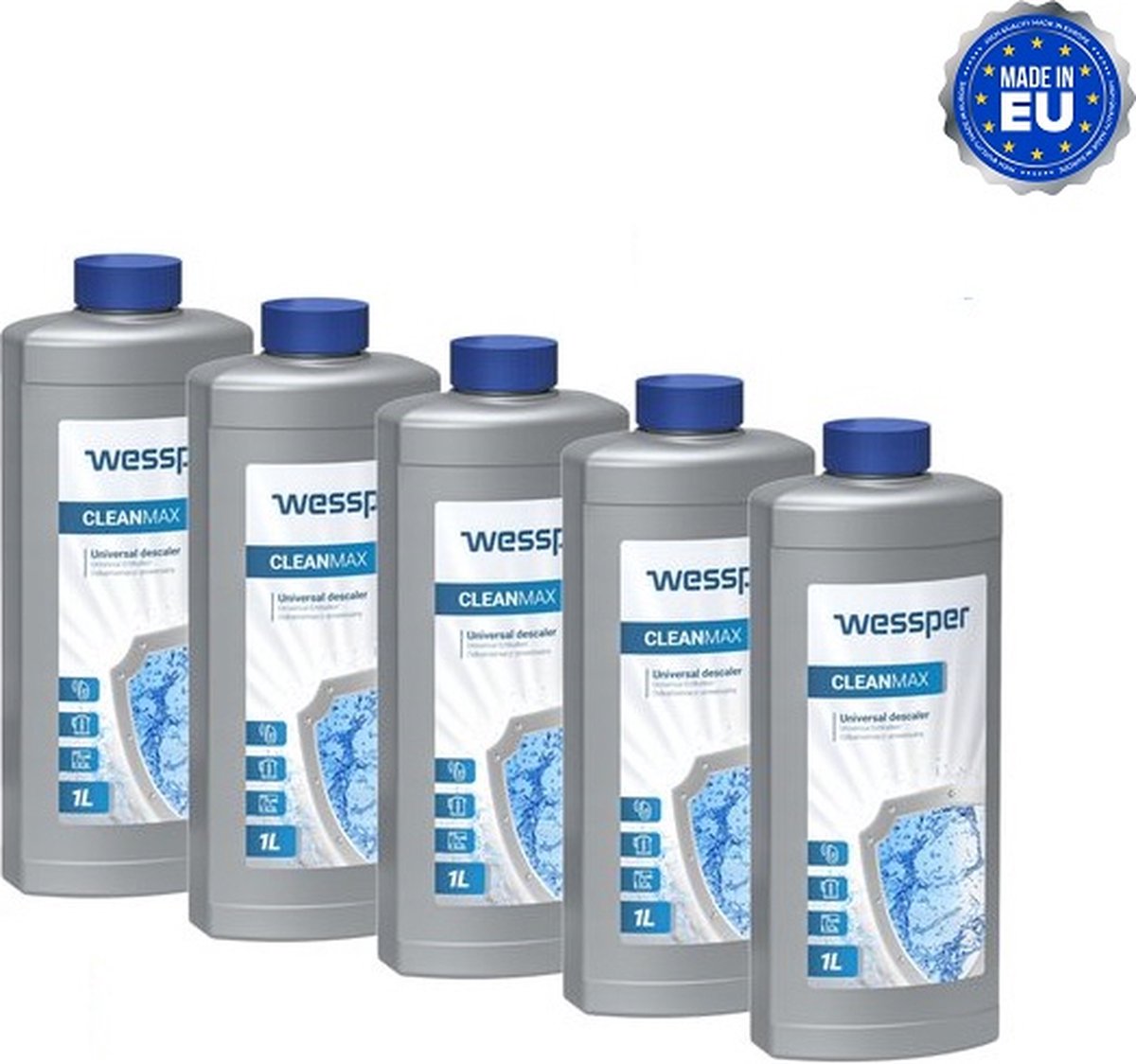 Wessper CleanMax détartrant pour machine à café 250 ml, nettoyant