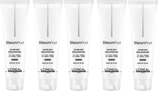 10x L'Oréal Steampod 3.0 Smoothing Cream - dik haar 150ml - L’Oréal Professionnel