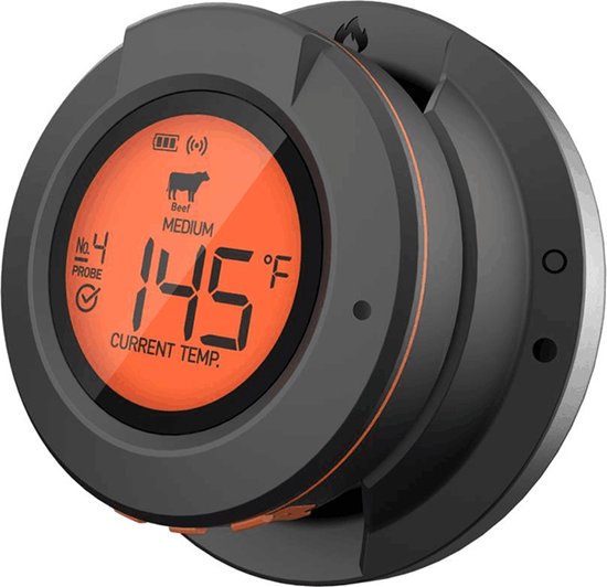 Smart Bluetooth Barbecue Dome Thermometer AT-02