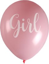 8785276938661 - ballon - girl - roze - babyshower - genderreveal - geboorte - baby - zwanger