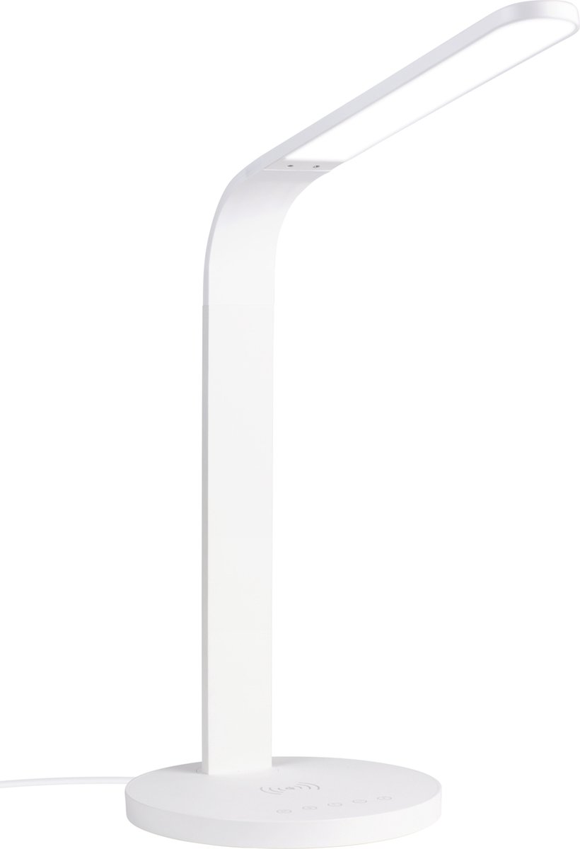 Deltaco Office LED tafellamp 400lm met draadloos opladen 10W