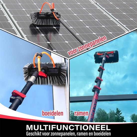 Raamwisser 3-in-1 met telescoopsteel 135cm Leifheit | van 't Ende