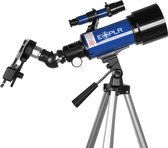 Télescope EXPLR Skysense - 70/400 mm - Stargazer - Sac de voyage - Caméra sans fil - Adaptateur téléphonique (BLEU)