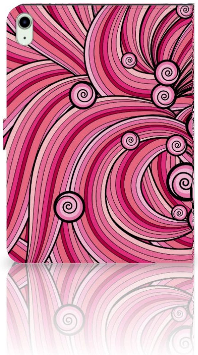 iPad Air (2020/2022) 10.9 inch Hoes Swirl Pink