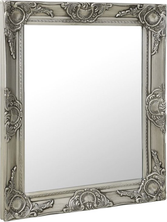 vidaXL-Wandspiegel-barok-stijl-50x60-cm-zilverkleurig
