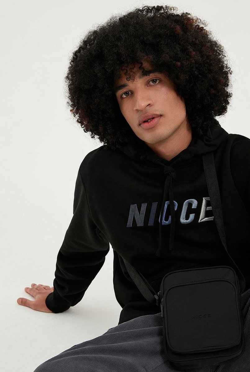 Nicce Trui Coast Hood 0199 K058 0001 Black Mannen Maat L bol