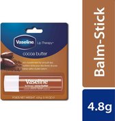8 x Vaseline Cocoa Butter Lip Care Lip Therapy 4.8 g