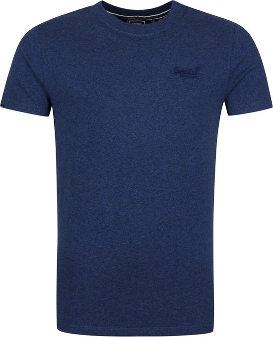 Superdry - Classic T-Shirt Donkerblauw Navy - Heren - Maat L - Modern-fit