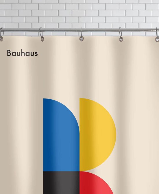 B for Bauhaus Douchegordijn