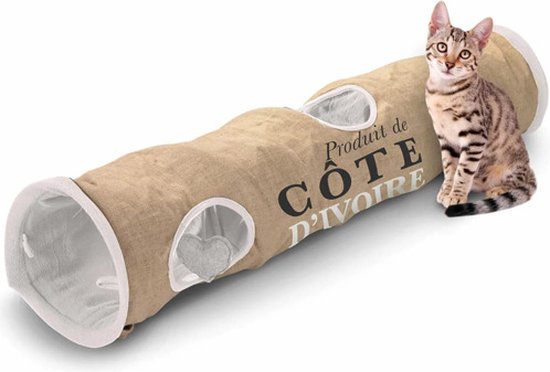 Home Collection Cote D’Ivoire Jute Kattentunnel – 120 X 25 X 25 Cm