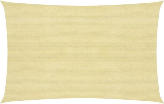 vidaXL Voile d'ombrage 160 g/m² 2,5x4 m HDPE Beige