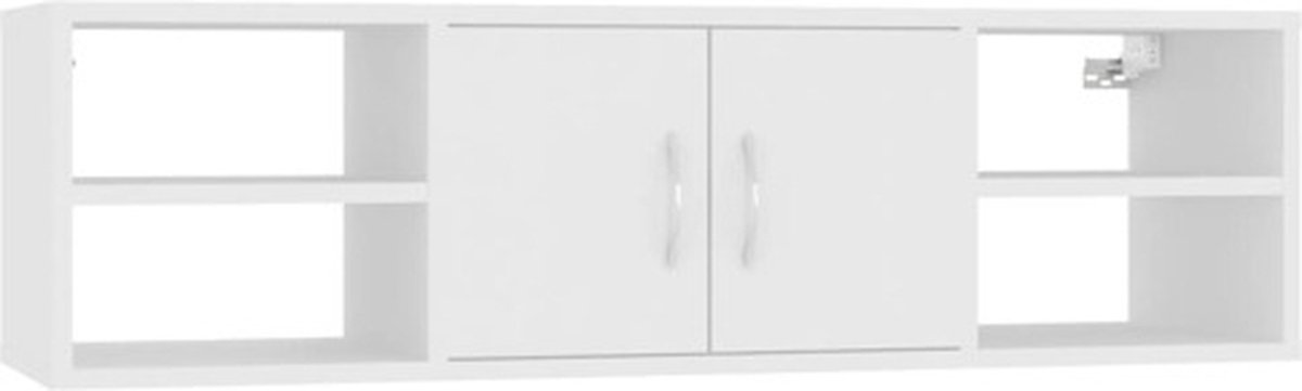 vidaXL Wall cabinet 101x30x29 cm carved wood artisanal oak