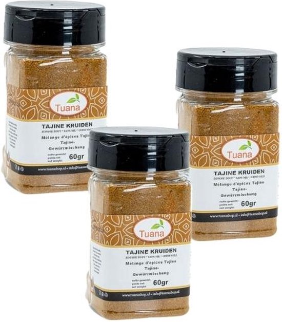 Tuana Kruiden Tajine Kruiden 60 g x 3 KP0262