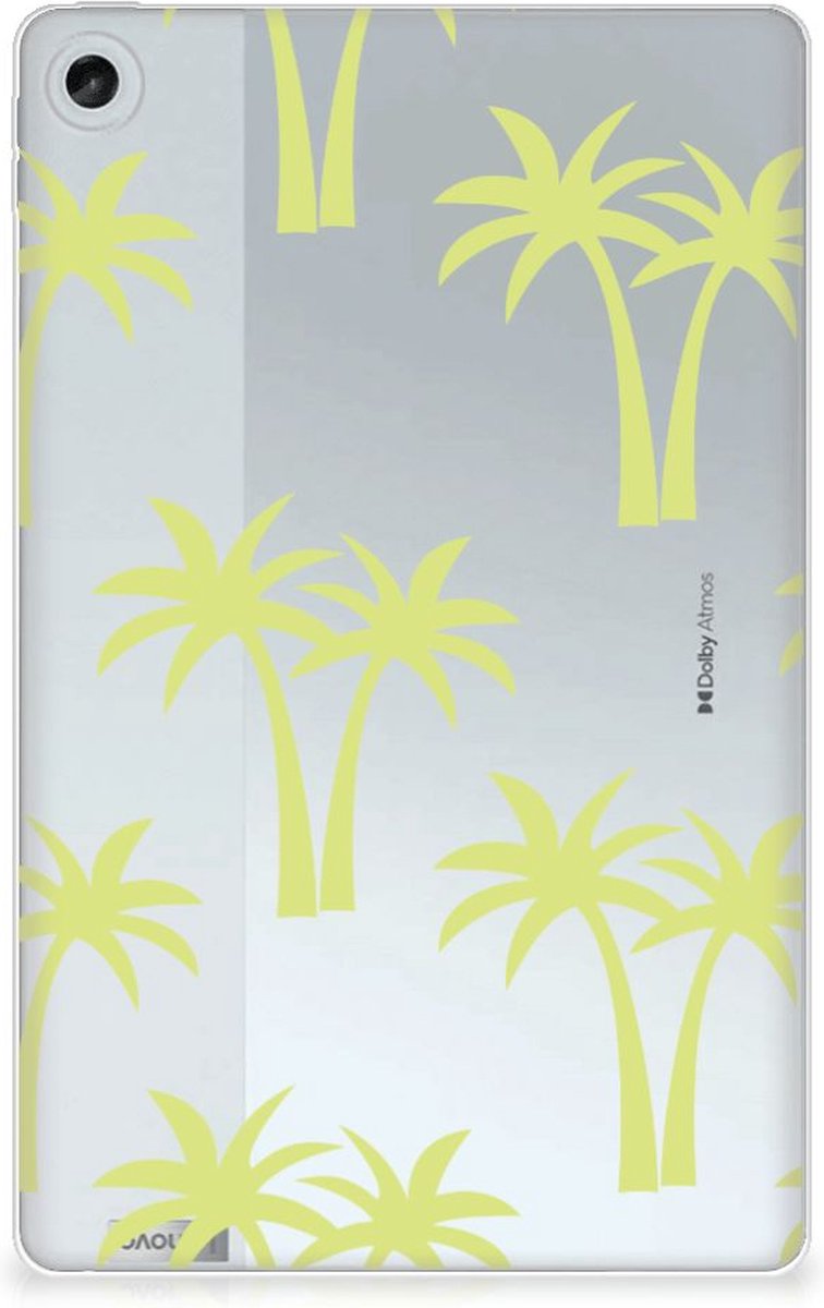 Lenovo Tab M10 Plus (3e generatie) Siliconen Hoesje Palmtrees